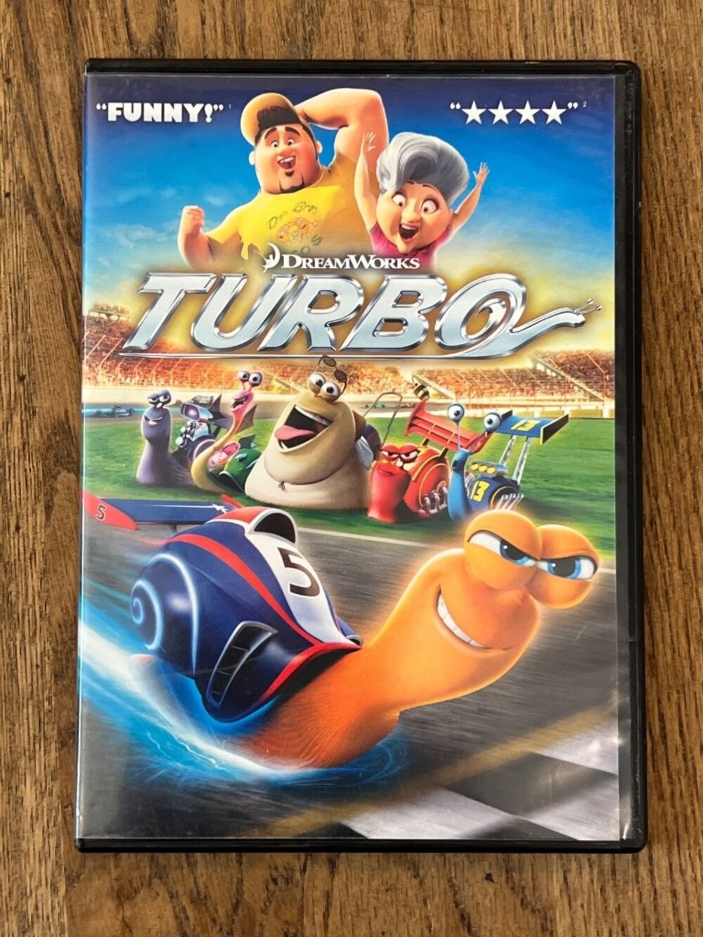 Turbo 2013 Movie DVD Animation Family Comedy Adventure Pre-Owned